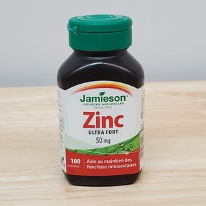 Jamieson Laboratories Zinc 50 Mg, 100 Count (Pack of 1)